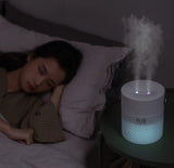 Large Capacity wireless dual spray nozzle Air humidifier an night light