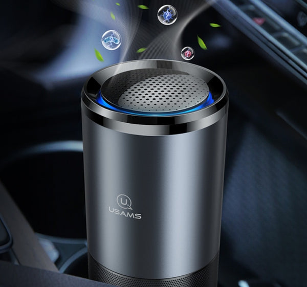 Portable Car Air Purifier + Sterilizer + Scent Diffuser