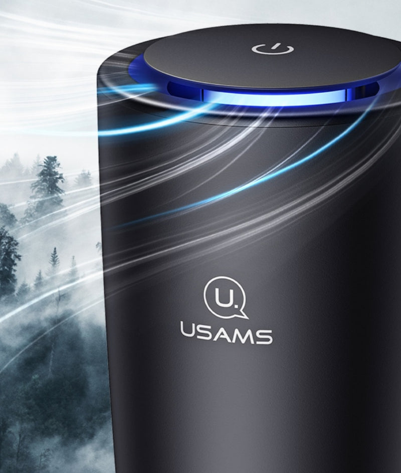 Portable Car Air Purifier + Sterilizer + Scent Diffuser