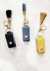 Genuine Leather Hand Sanitizer Holder