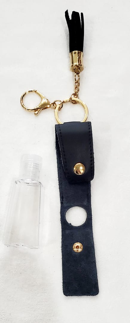 Genuine Leather Hand Sanitizer Holder