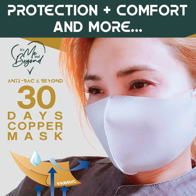 ANTIBAC and BEYOND COPPER MASK - KIDS with Adjustable Ear Loop